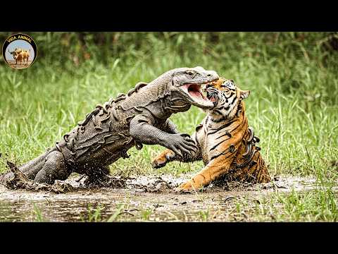 Dragón de Komodo – El Cazador Valiente de las Islas Salvajes de Indonesia #animalessalvajes