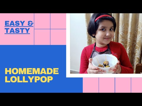 Easy and tasty Chocolate LOLLYPOP by Advaita Garg