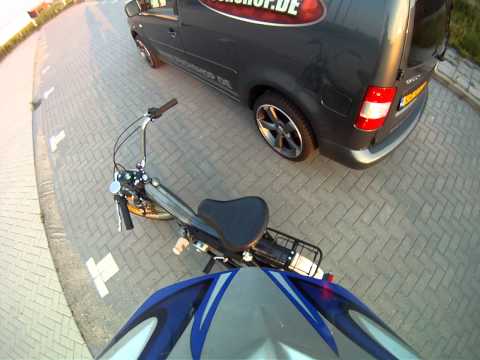 Test Puch Athena 50ccm / Dellorto 16mm PHBG