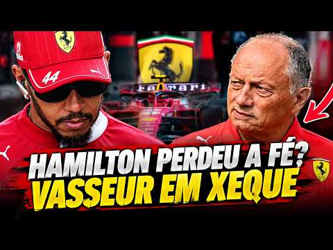 HAMILTON ABANDONA VASSEUR? FERRARI DESABA PÓS GP DO AZERBAIJÃO | F1 2026