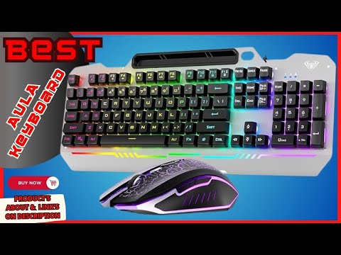 Best AULA Keyboard, T102 104 Keys Gaming Keyboard and Mouse Combo with RGB Backlit Quiet Review