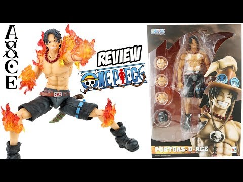 ONE PIECE: Portgas D. Ace 23cm Review BR Variable Action Heroes DX Megahouse - boneco action figure