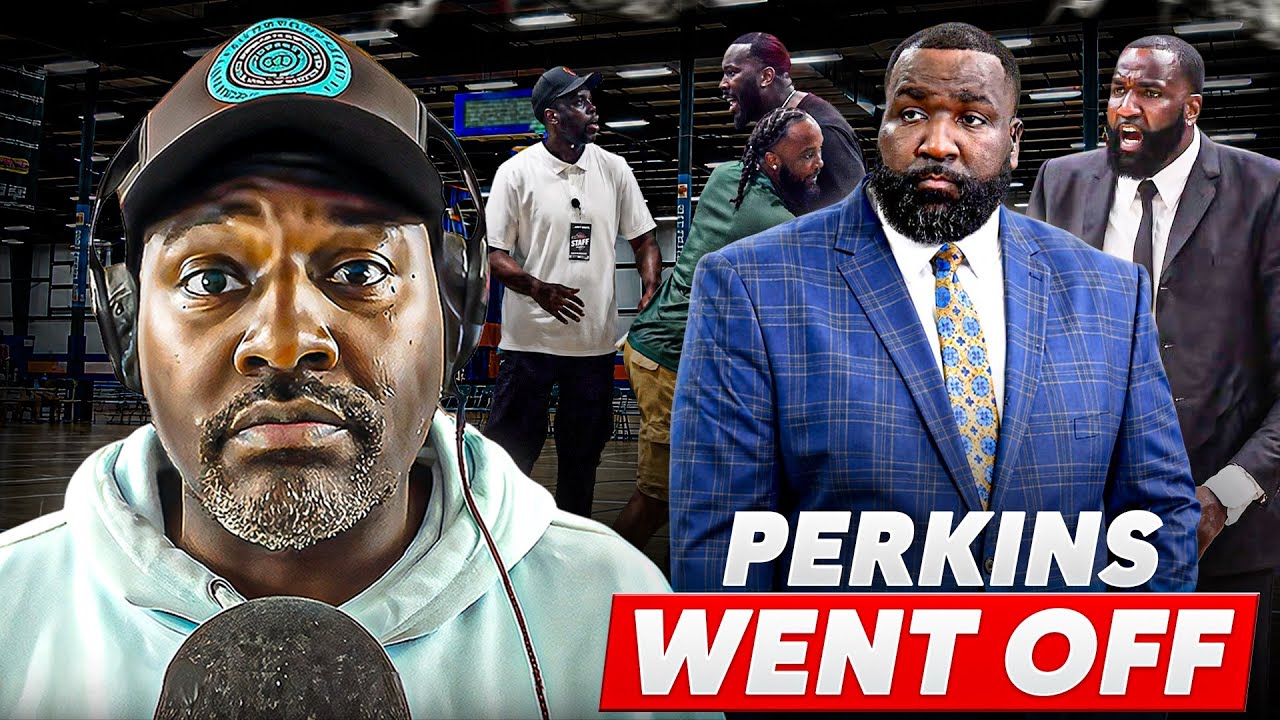 Kendrick Perkins ERUPTS At Son’s AAU Game In Heated Confrontation 😤🔥