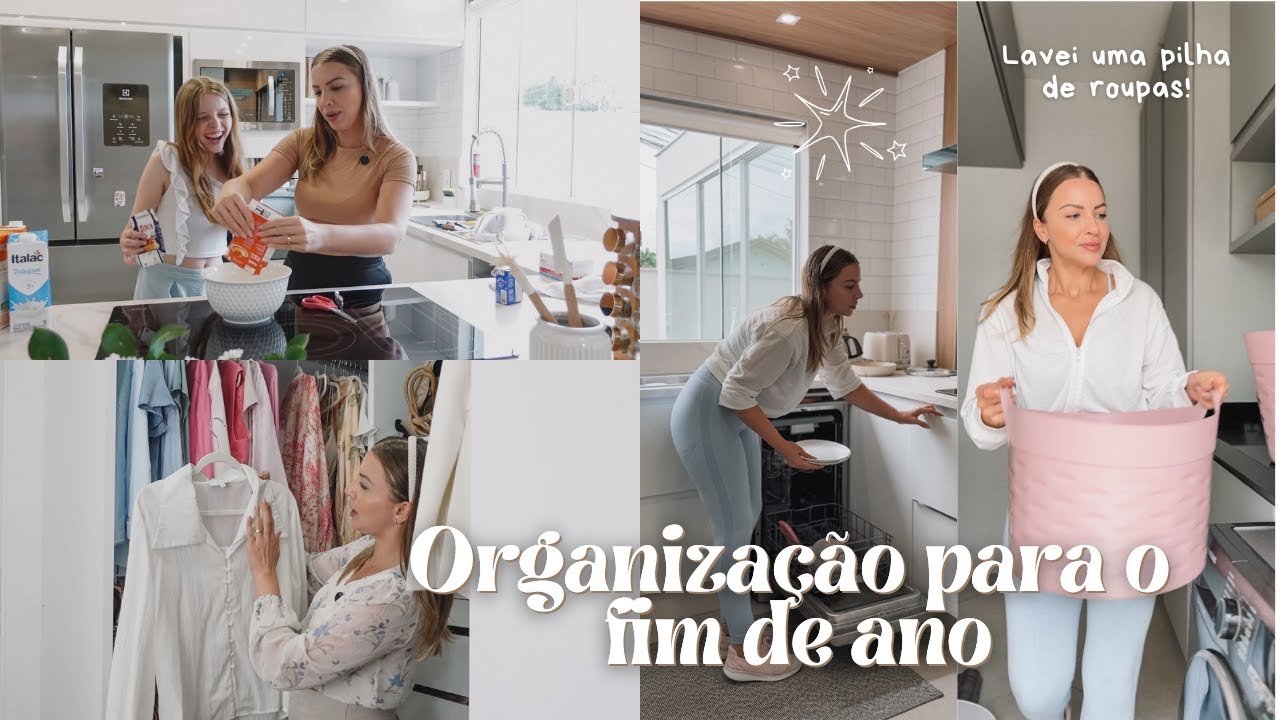 Organizing the closet, washing clothes, lemon mousse and more 🍋