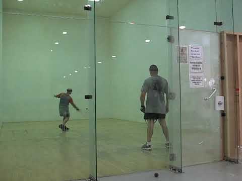Only Court in Iraq - Racquetball - Angel vs Mike 22