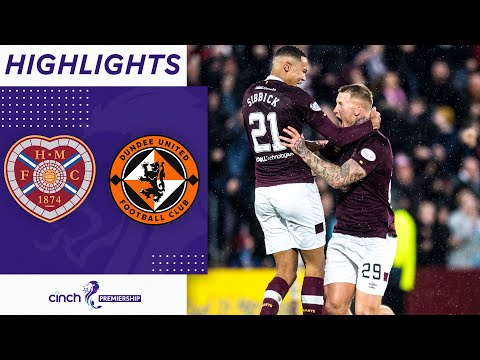 Heart of Midlothian 3-1 Dundee United | Humphrys Nets Stunning 50-Yard Goal | cinch Premiership