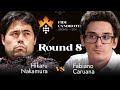 Round 8 | Hikaru Nakamura vs Fabiano Caruana | FIDE Candidates 2024