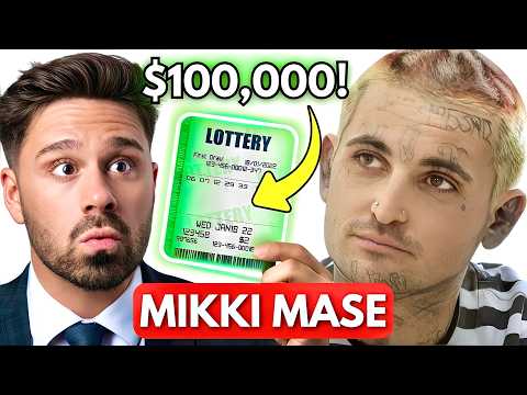 I Gave Mikki Mase a FAKE $100,000 Lottery Ticket!!!