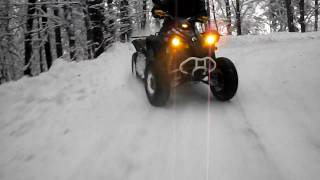 preview picture of video 'Renegade 800R auf Schnee in Leutschach'
