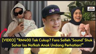 Download lagu “RM400 Tak Cukup? Fara Salleh ‘Sound’ Shuk Sahar Isu Nafkah Anak Undang Perhatian!” mp3