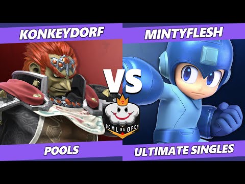GOML NA Open Northeast USA SSBU - KonkeyDorf (Ganondorf) Vs. MintyFlesh (Mega Man) Ultimate Pools
