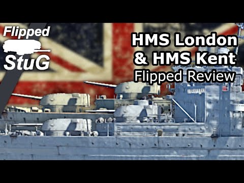 HMS London & HMS Kent | Double Flipped Review | War Thunder