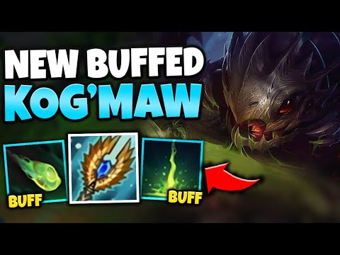 WTF?! NEW BUFFED AP KOG'MAW IS 100% DUMB! NEW BEST POKE MAGE - League of Legends