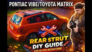 How to Replace Rear Struts on a Pontiac Vibe/Toyota Matrix
