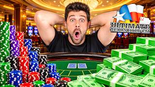 I pressed EVERY HAND playing Ultimate Texas Holdem