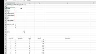 Gage R&R/Measurement Systems Analysis and SPC for Excel