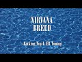 Nirvana - Breed (Backing track, half step down)