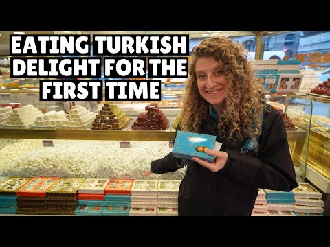 Trying Authentic Turkish Delight (Lokum) in Istanbul | Istanbul Street Food
