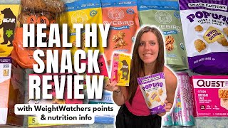 Healthy Snack Review | Trying New Healthy Low Point Foods | WeightWatchers Points, Calories, Macros