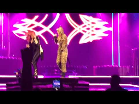 Demi Lovato ft Cher Lloyd - Really Don't Care live