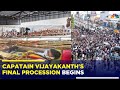 Captain Vijaykanth Funeral News Vijayakanth S Final Procession Begins Fans Pay Their Last Respects