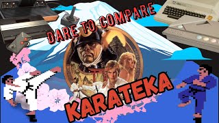Dare to Compare Karateka on Atari (8 Bit/XEGS vs 7800)