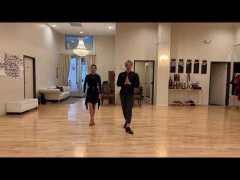 SAMBA Bronze Level Basic Choreography for students - simple routine by Oleg Astakhov