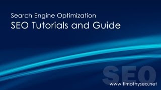 1 - Search Engine Optimization Tutorial - Getting Your Site Listed In Google and Bing (Part 1 of 3)