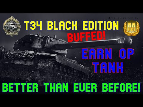 T34 Black Edition -Earn Op Tank- Buffed and Better Than Ever ll World of Tanks Console Modern Armour