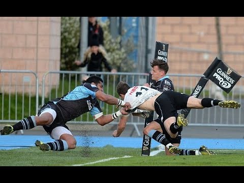 Kayle van Zyl - Rugby Highlights  - Rugby Zebre v Cardiff Blues Highlights - Try Time!