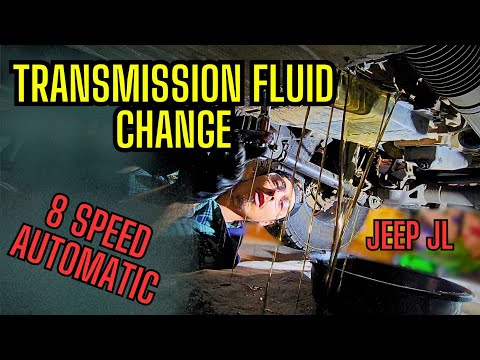 Jeep Wrangler JL - 8 Speed Automatic Transmission Fluid & Filter Change - How To - DIY Maintenance
