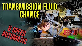 Jeep Wrangler JL - 8 Speed Automatic Transmission Fluid & Filter Change - How To - DIY Maintenance