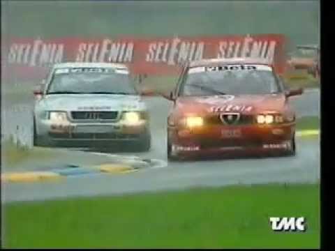 Fabrizio Giovanardi (Alfa 155) vs Karl Wendlinger (Audi A4) - Super T 1997