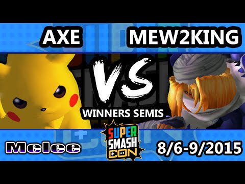 Super Smash Con - Mew2King (Sheik) Vs. Axe (Pikachu, Falco) - Winners Semis