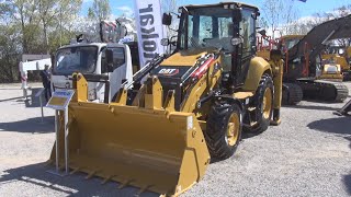Download the video "Cat Caterpillar 432 Side Shift Backhoe Loader (2024) Exterior and Interior"