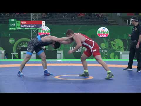 1/8 FS - 79 kg: D. ALI (BUL) v. M. KADZIMAHAMED (BLR)