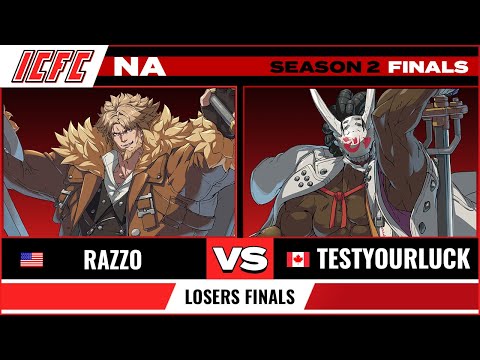 Razzo (Leo) vs TestYourLuck (Nagoriyuki) - ICFC GGST Season 2 NA Finals: Losers Finals