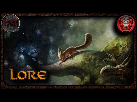 Ratatösk, Nidhöggr and the Eagle - Germanic Mythology 25