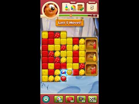 Toon Blast Level 7740 - NO BOOSTERS 🐻🐺🐱 | SKILLGAMING ✔️