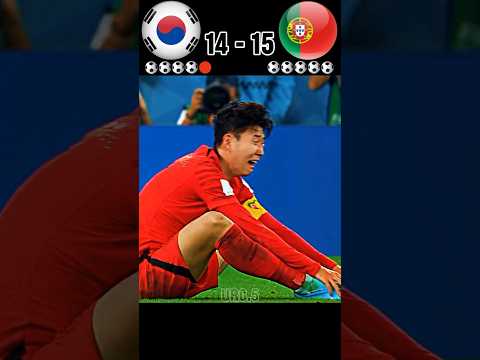 Portugal vs South Korea World Cup 2026 Quarter final Penalty Shootout Imaginary