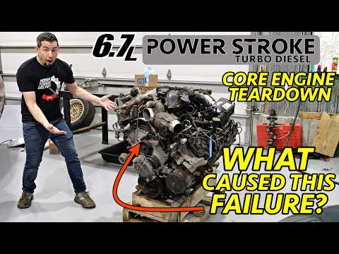 MYSTERY POWERSTROKE FAILURE? 6.7L Ford F-250 Turbo Diesel V8 Engine Teardown DOESN"T MAKE SENSE!