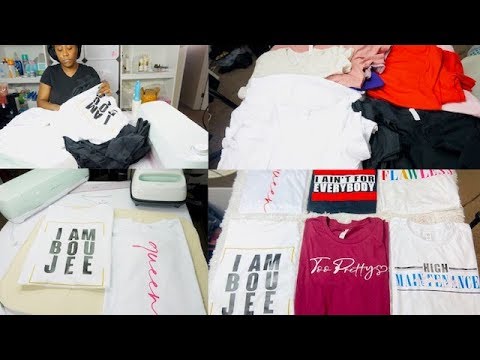 , title : 'HOW I MAKE MY OWN CUSTOM T-SHIRTS FOR MY BUSINESS | CRICUT IRON-ON T-SHIRTS | ENTREPRENEUR LIFE