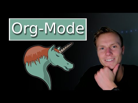 You Should Really Learn Org Mode - It's Easy