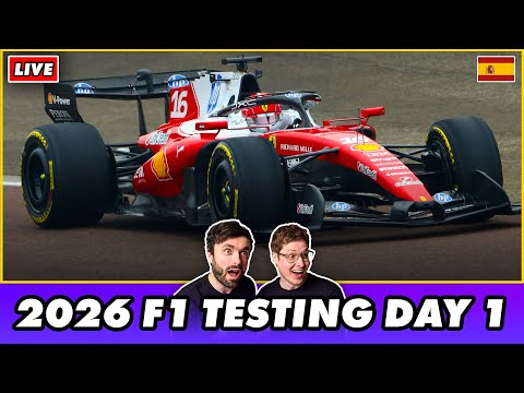 2026 F1 Testing - Barcelona Shakedown  - Day 1