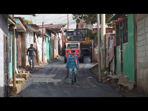 Avanza en un 51% el programa de calles asfaltadas en Managua