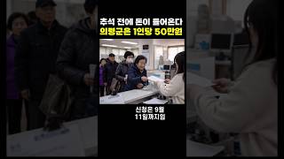추석 명절을 앞두고 지급하는 민생 지원금의 지급 기준