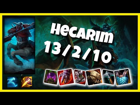 Hecarim vs Karthus TURKISH Challenger JUNGLE (13/2/10) - v11.5
