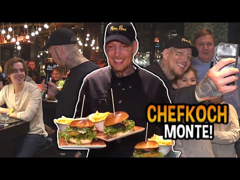 Monte vs. 120 HUNGRIGE ZUSCHAUER 😱🍔 LIVE Burger zubereitet | MontanaBlack IRL Highlights