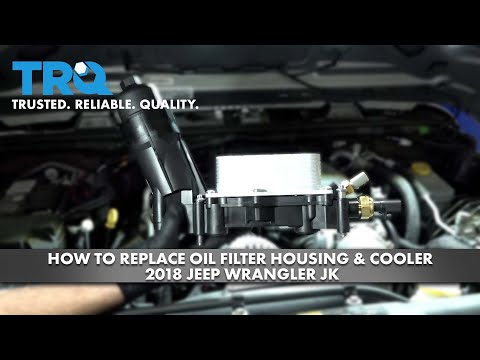 How to Replace Oil Filter Housing & Cooler 2006-2018 Jeep Wrangler JK
