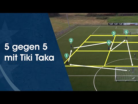 5 gegen 5 mit Tiki Taka – Fußballtraining am Deutschen Fußball Internat